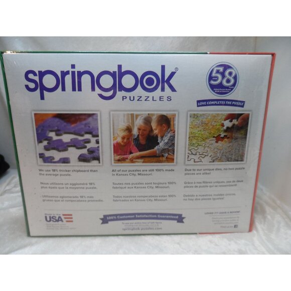 Springbok Puzzles 1000 Piece Jigsaw Puzzle Lakeshore Serenity - Made in USA NEW - Picture 3 of 8